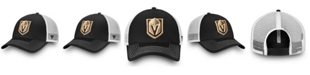 Fanatics Men's Black Vegas Golden Knights Core Primary Logo Trucker Snapback Hat